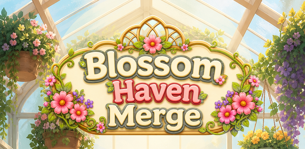 Blossom Haven Merge feature graphic